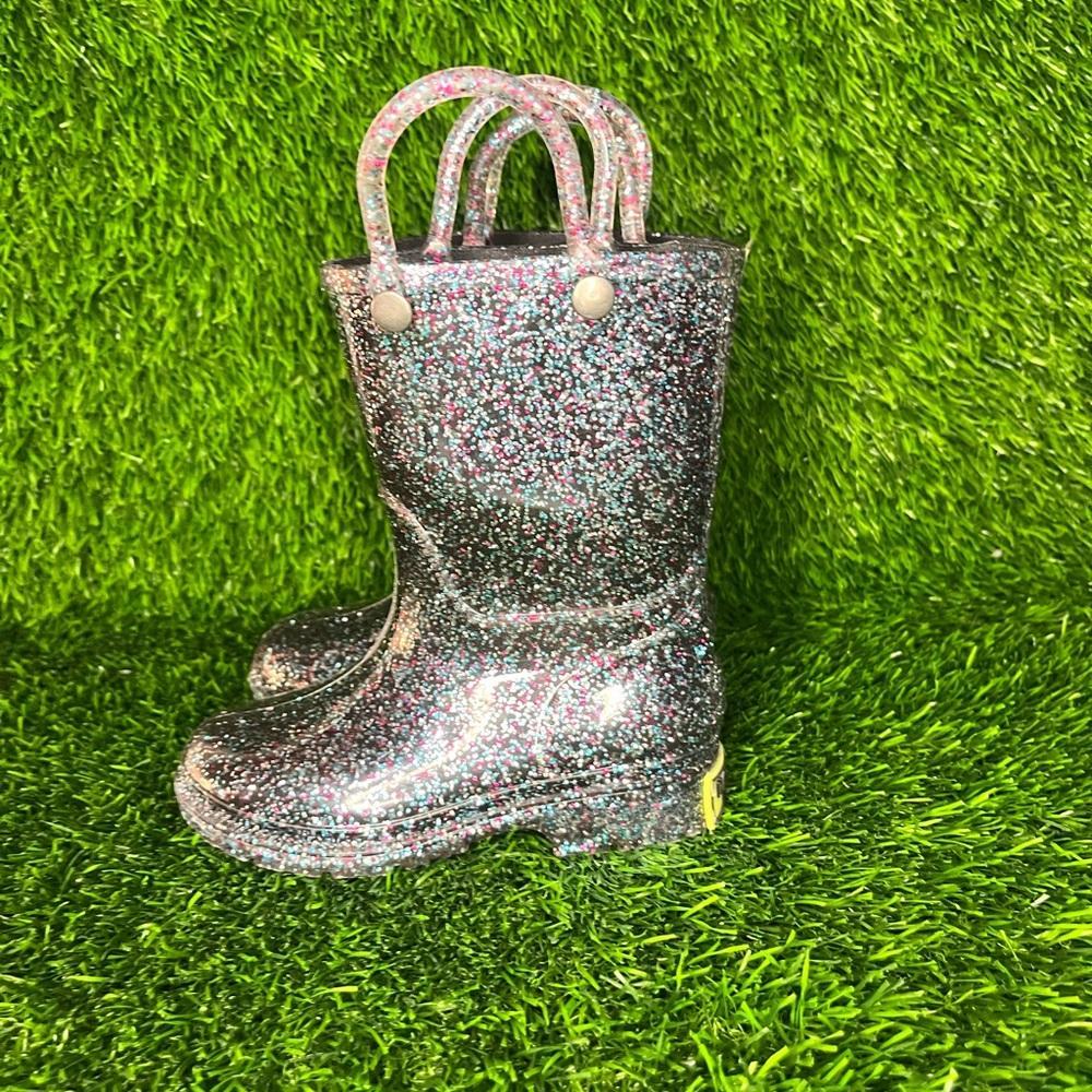 Western Chief Glitter Rain Boots KIDS SIZE 6 Western Chief